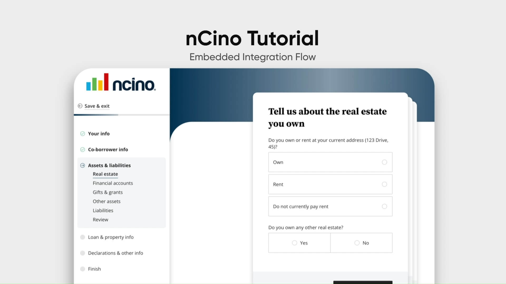 nCino Integration - Embedded