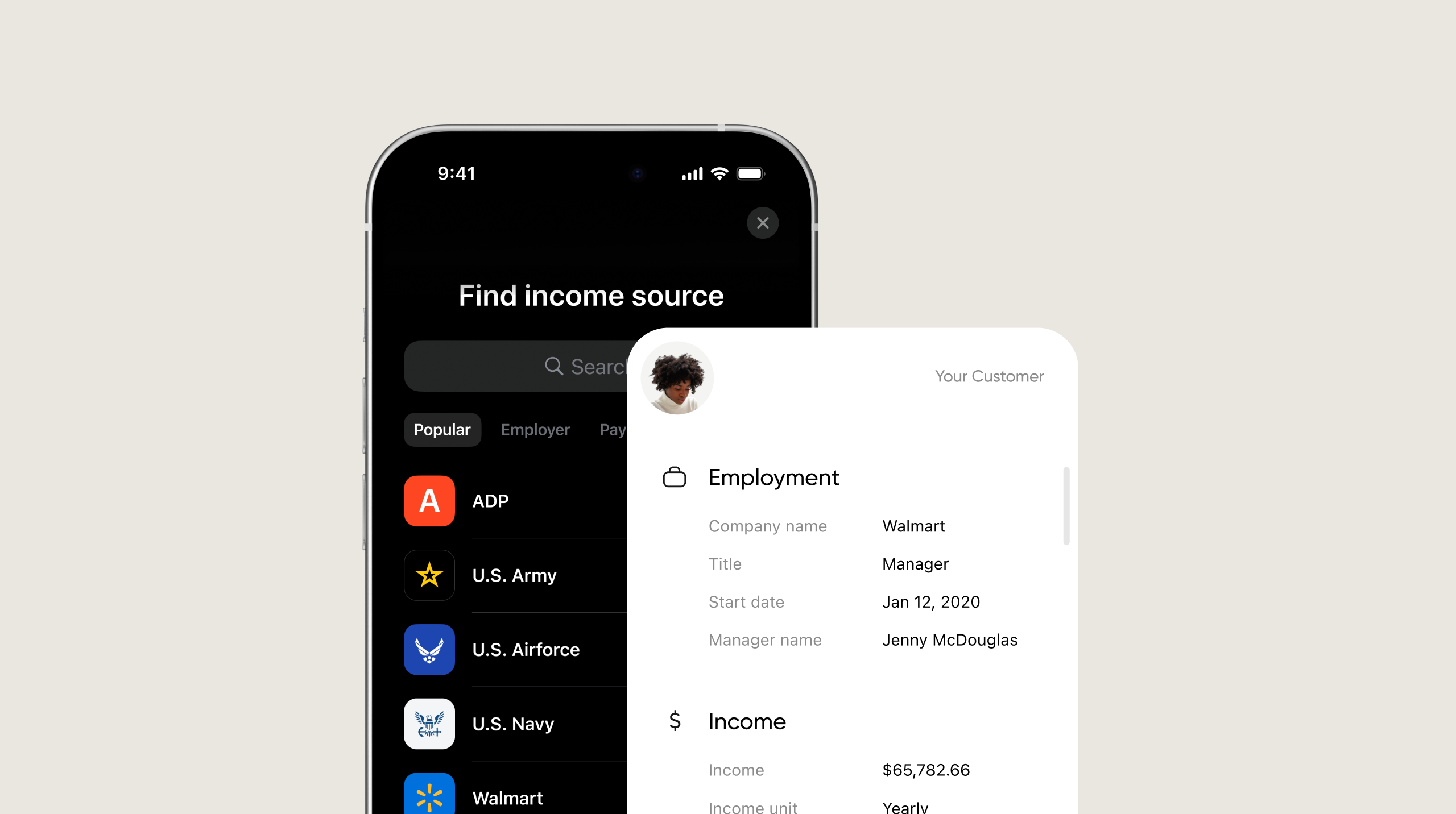 income and employment